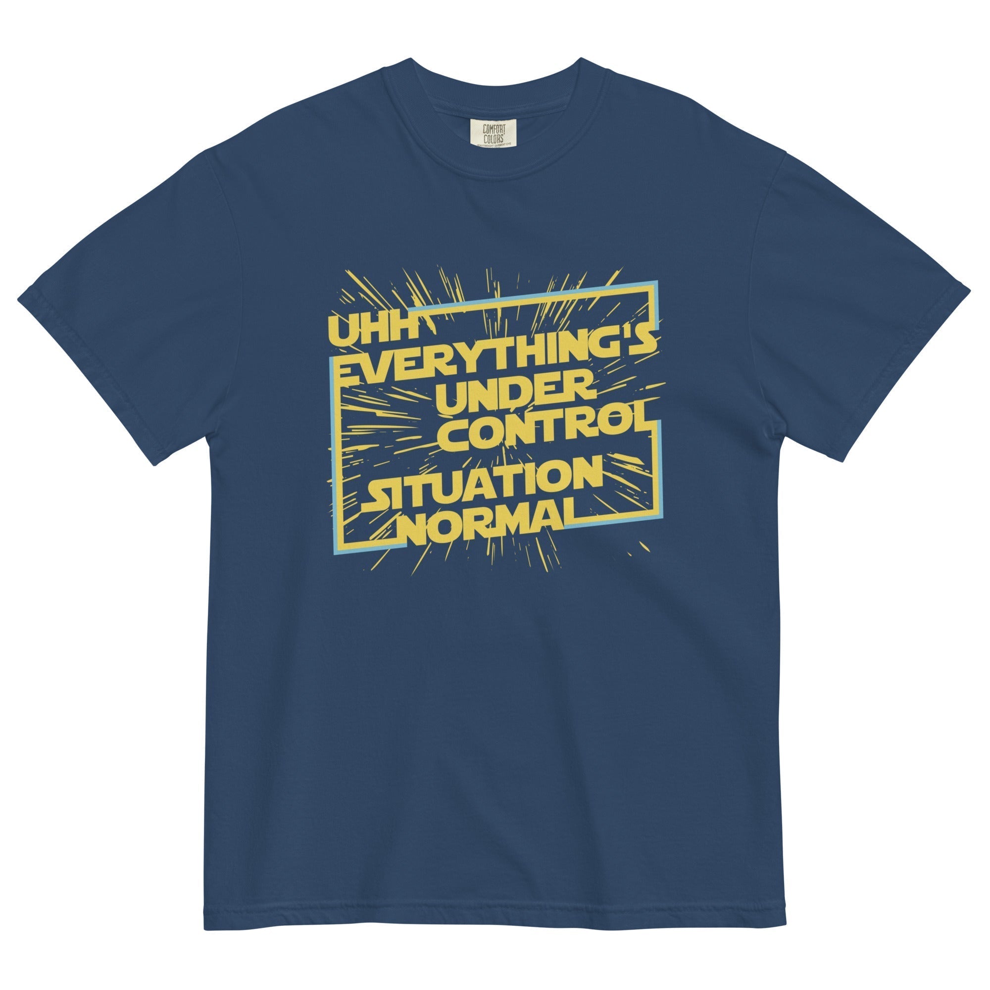 Everything's Under Control Situation Normal Men's Relaxed Fit Tee Hoodie, Sweatshirt | PureTeeCo.com (Image 2)