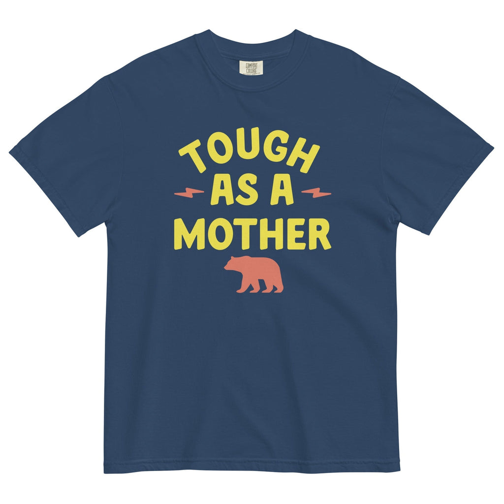 Tough As A Mother Men's Relaxed Fit Tee Hoodie, Sweatshirt | PureTeeCo.com (Image 3)