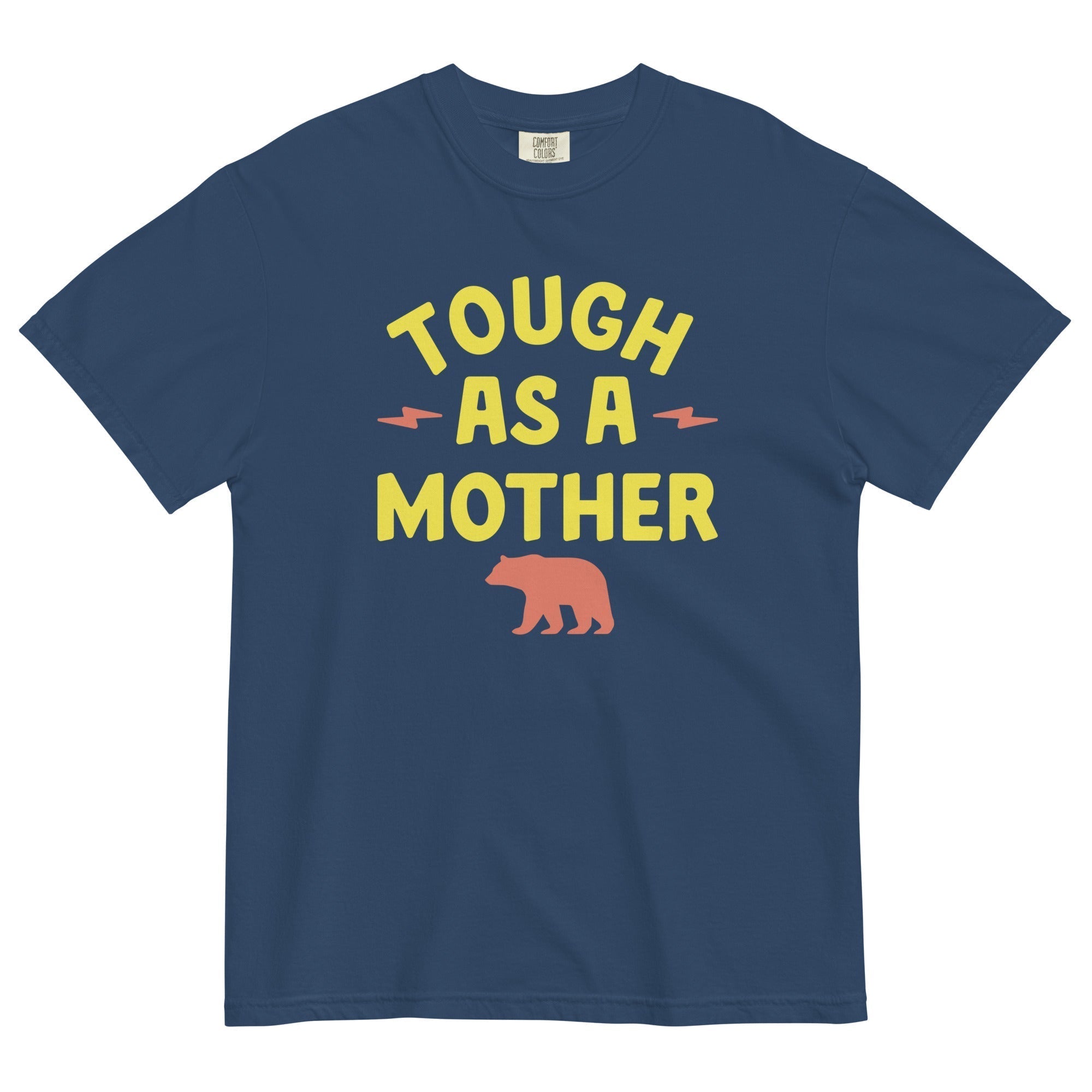 Tough As A Mother Men's Relaxed Fit Tee Hoodie, Sweatshirt | PureTeeCo.com (Image 3)