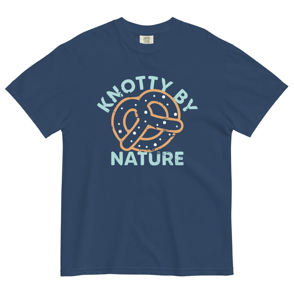 Knotty By Nature Men's Relaxed Fit Tee Hoodie, Sweatshirt | PureTeeCo.com (Image 2)