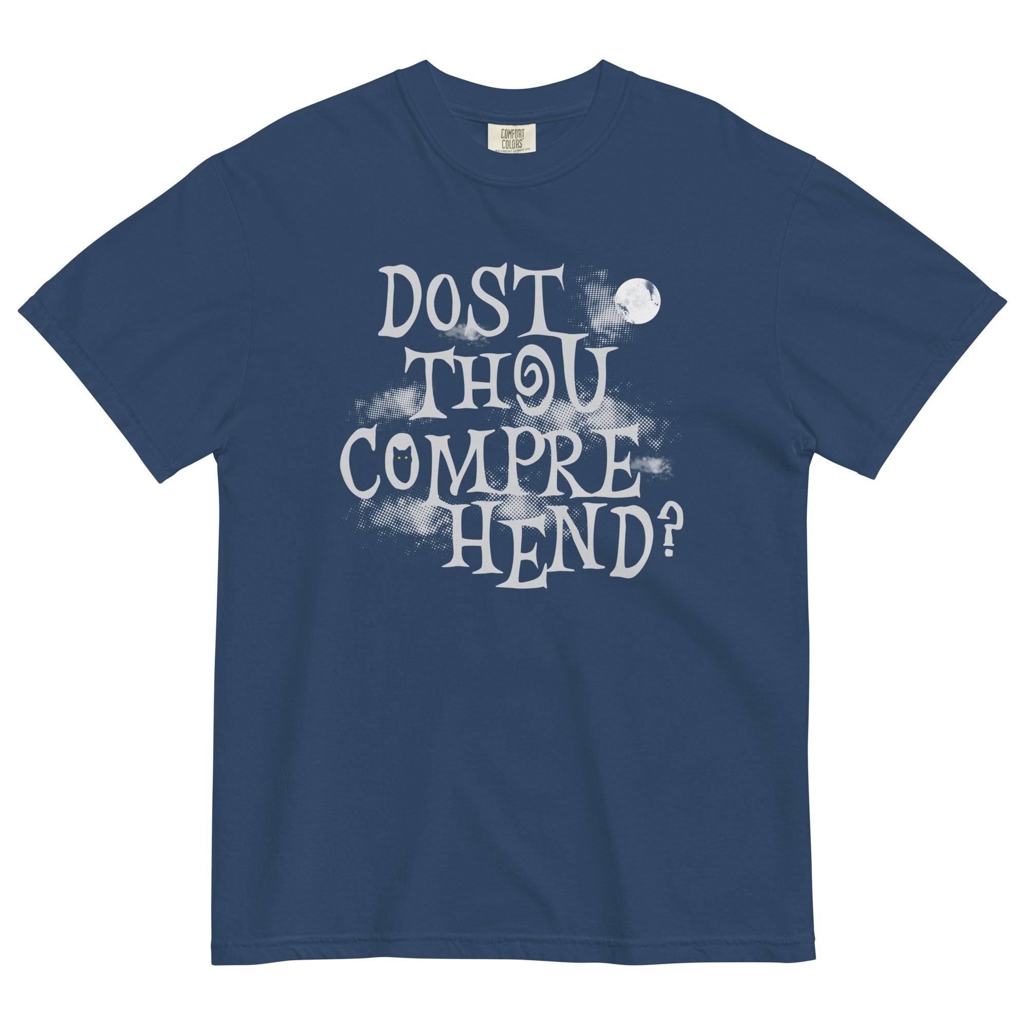Dost Thou Comprehend? Men's Relaxed Fit Tee Hoodie, Sweatshirt | PureTeeCo.com (Image 3)