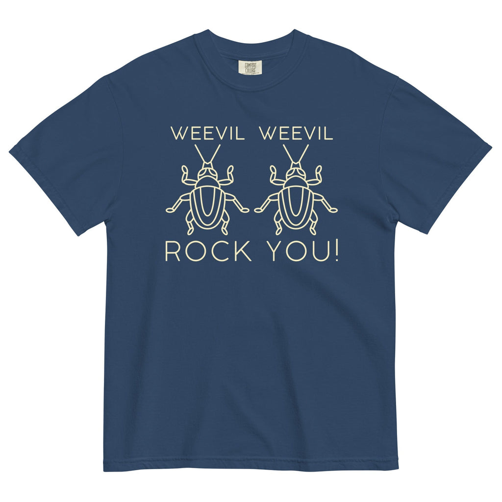 Weevil Weevil Rock You! Men's Relaxed Fit Tee Hoodie, Sweatshirt | PureTeeCo.com (Image 3)