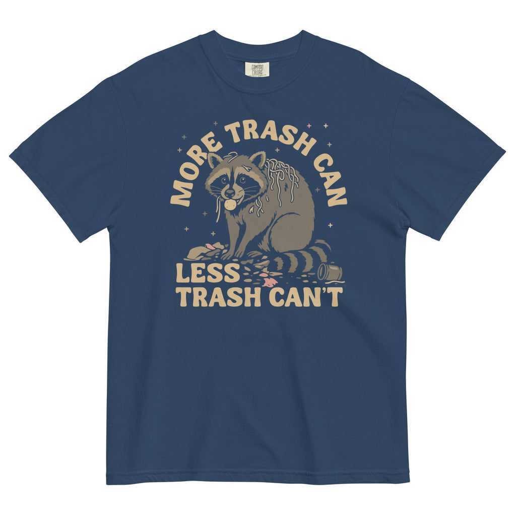 More Trash Can Less Trash Can't Men's Relaxed Fit Tee Hoodie, Sweatshirt | PureTeeCo.com (Image 2)