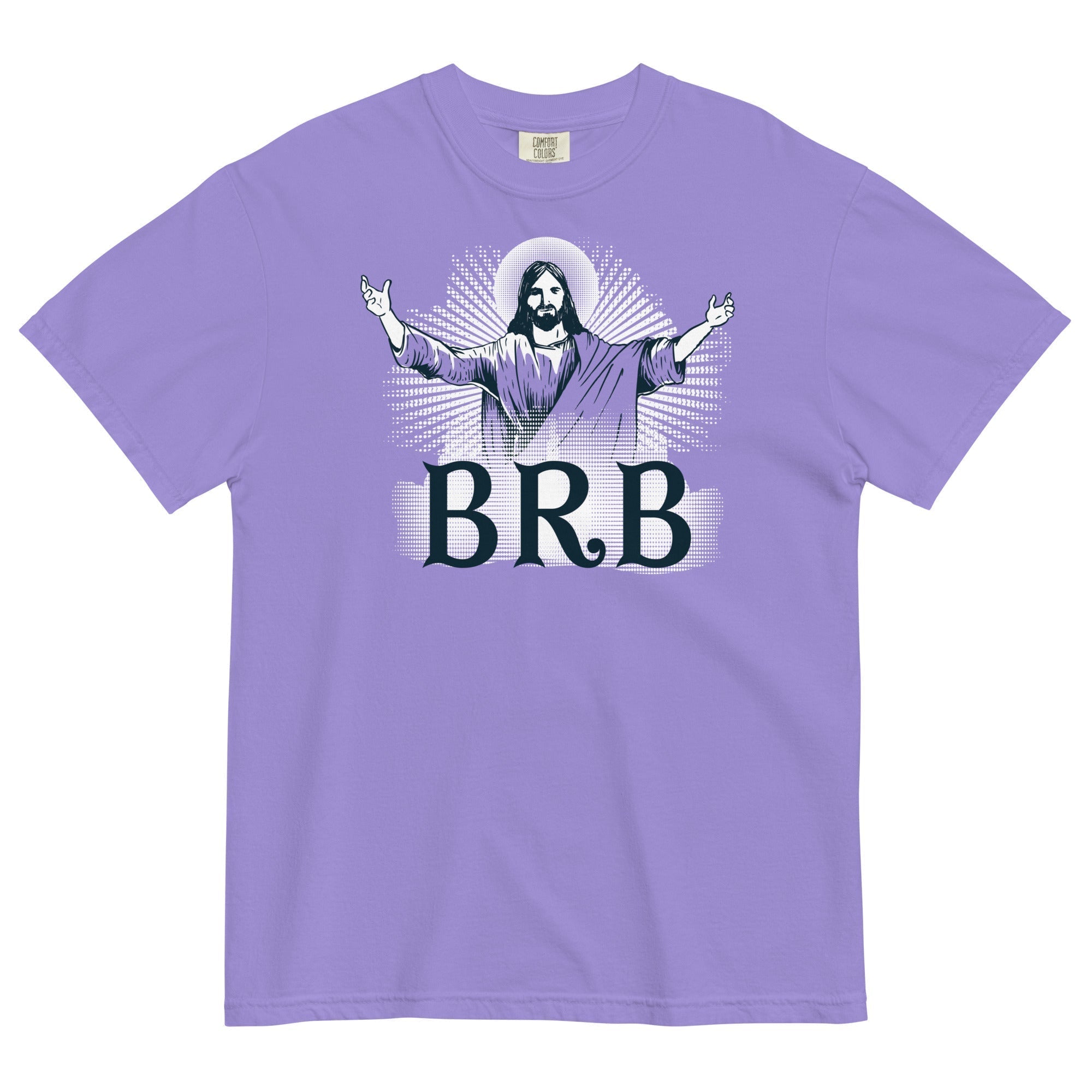 BRB Men's Relaxed Fit Tee Hoodie, Sweatshirt | PureTeeCo.com (Image 5)