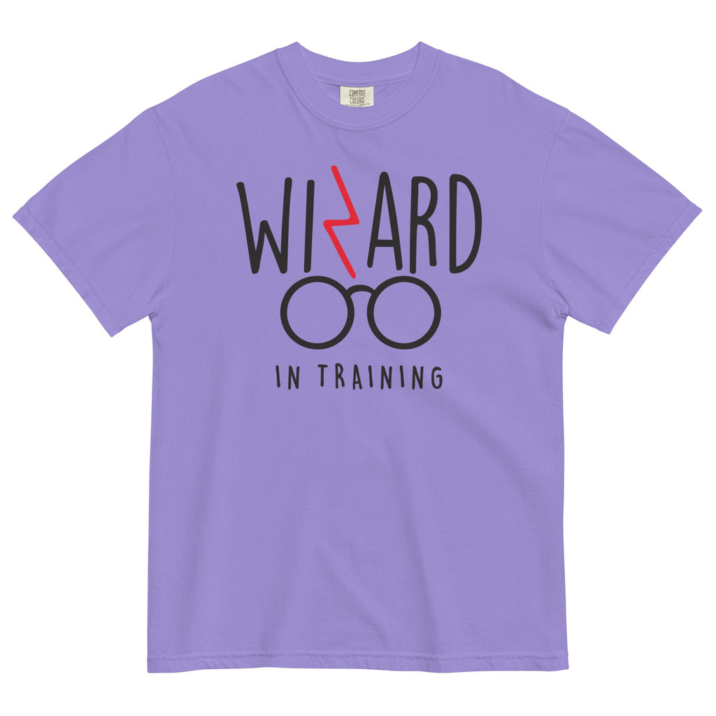 Wizard In Training Men's Relaxed Fit Tee Hoodie, Sweatshirt | PureTeeCo.com (Image 2)