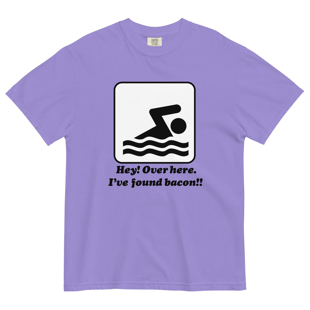 I've Found Bacon! Men's Relaxed Fit Tee Hoodie, Sweatshirt | PureTeeCo.com (Image 4)