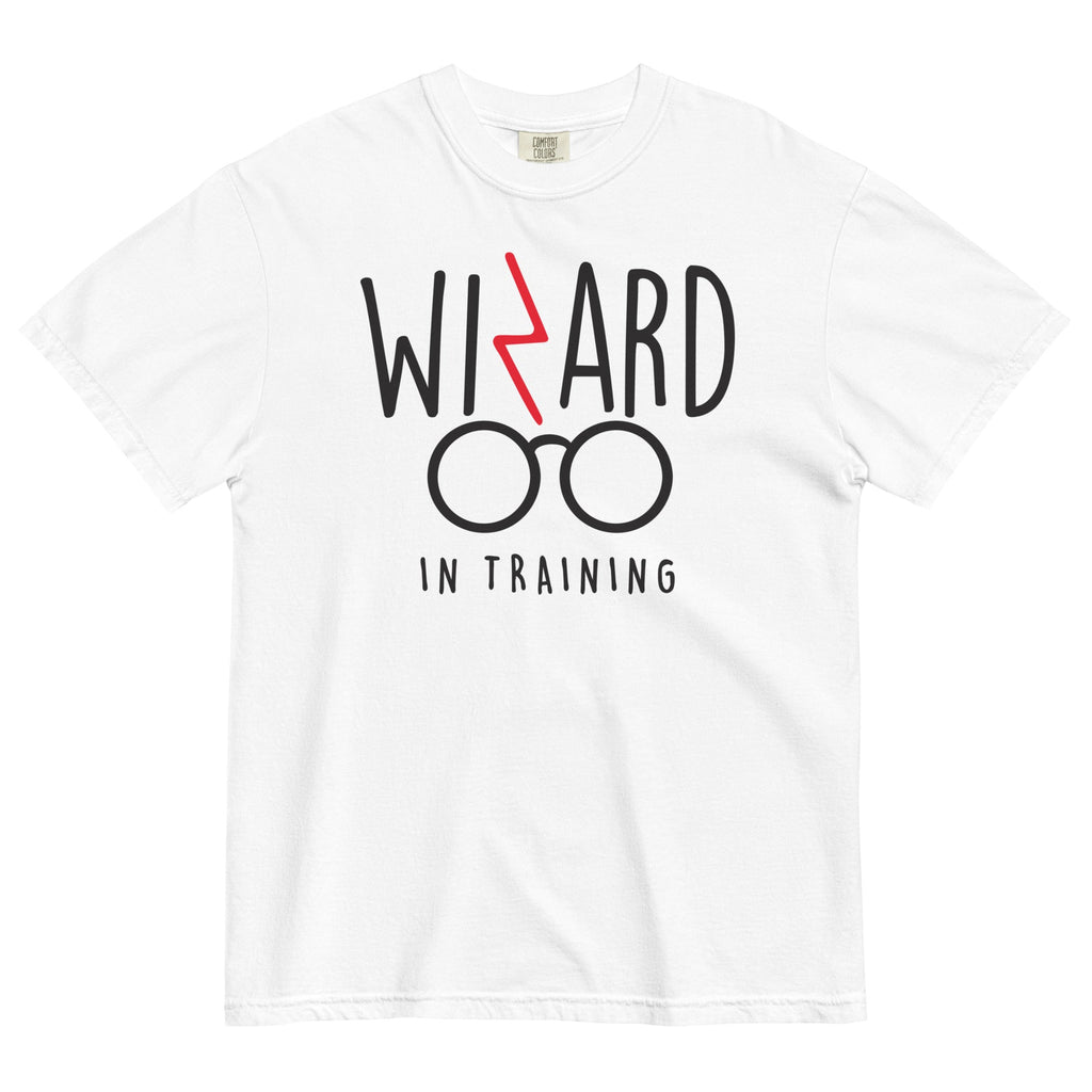 Wizard In Training Men's Relaxed Fit Tee Hoodie, Sweatshirt | PureTeeCo.com (Image 1)