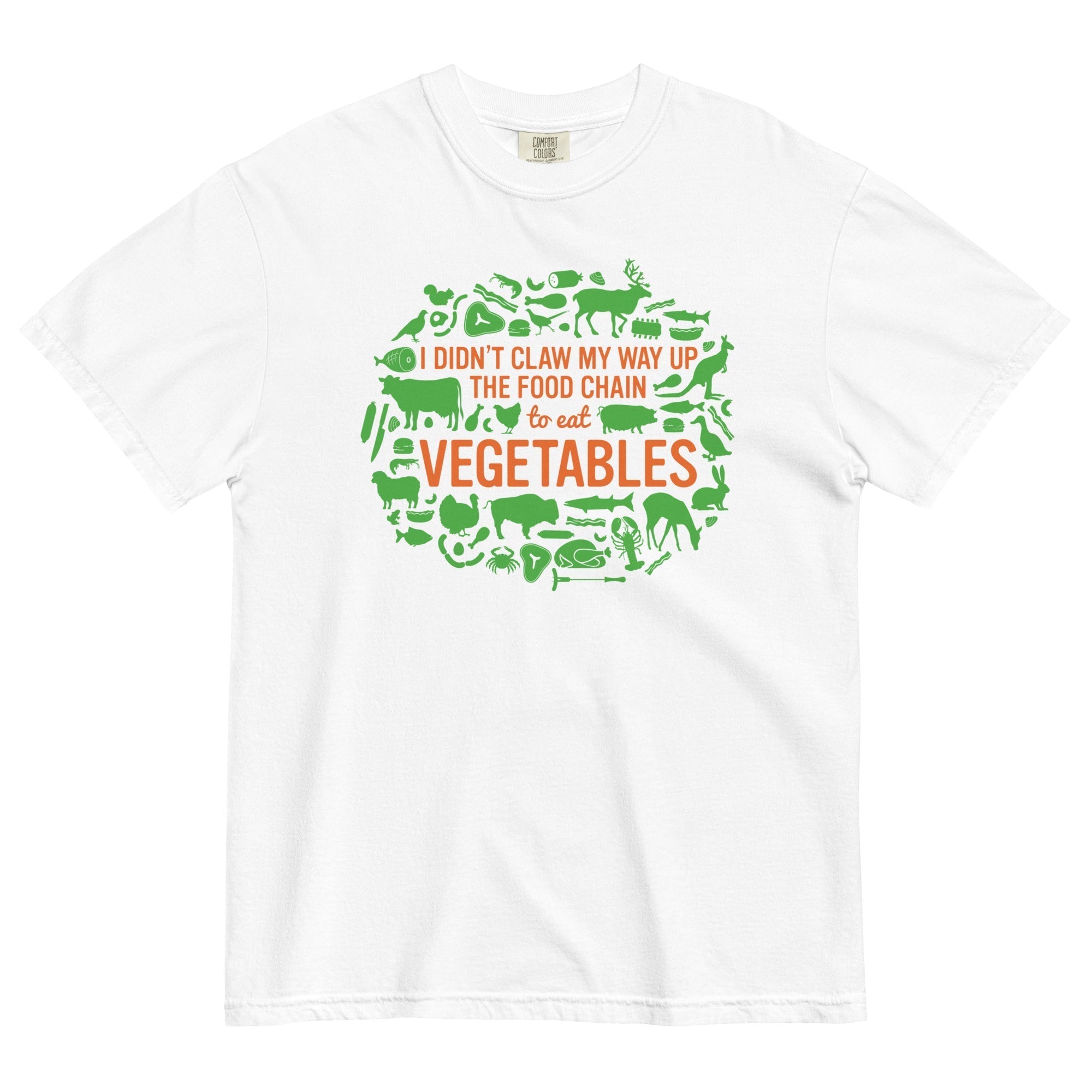 Top Of The Food Chain Men's Relaxed Fit Tee Hoodie, Sweatshirt | PureTeeCo.com (Image 4)