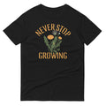 Never Stop Growing Men's Signature Tee Hoodie, Sweatshirt | PureTeeCo.com (Image 1)
