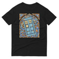 Stained Glass Police Box Men's Signature Tee Hoodie, Sweatshirt | PureTeeCo.com (Image 1)