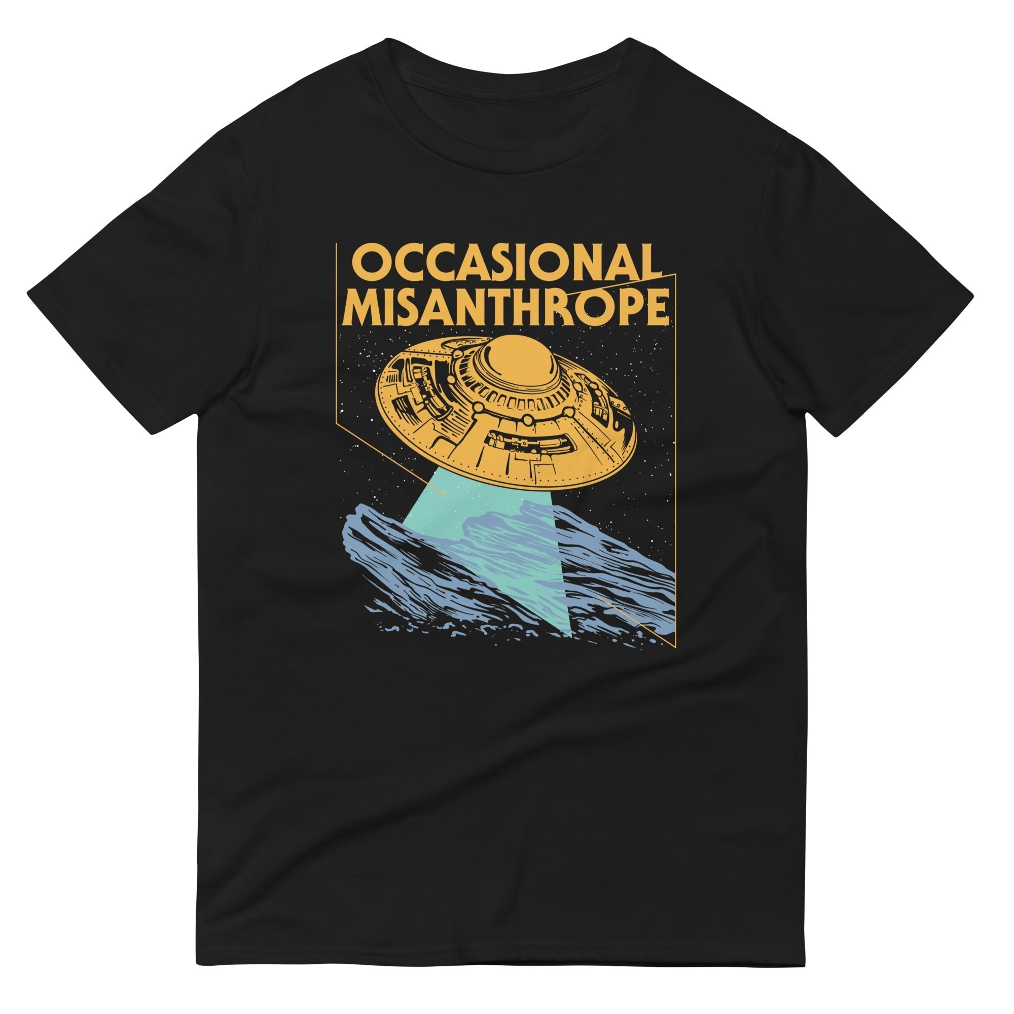 Occasional Misanthrope Men's Signature Tee Hoodie, Sweatshirt | PureTeeCo.com (Image 1)