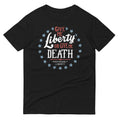 Liberty Or Death, Preferably Liberty Men's Signature Tee Hoodie, Sweatshirt | PureTeeCo.com (Image 1)