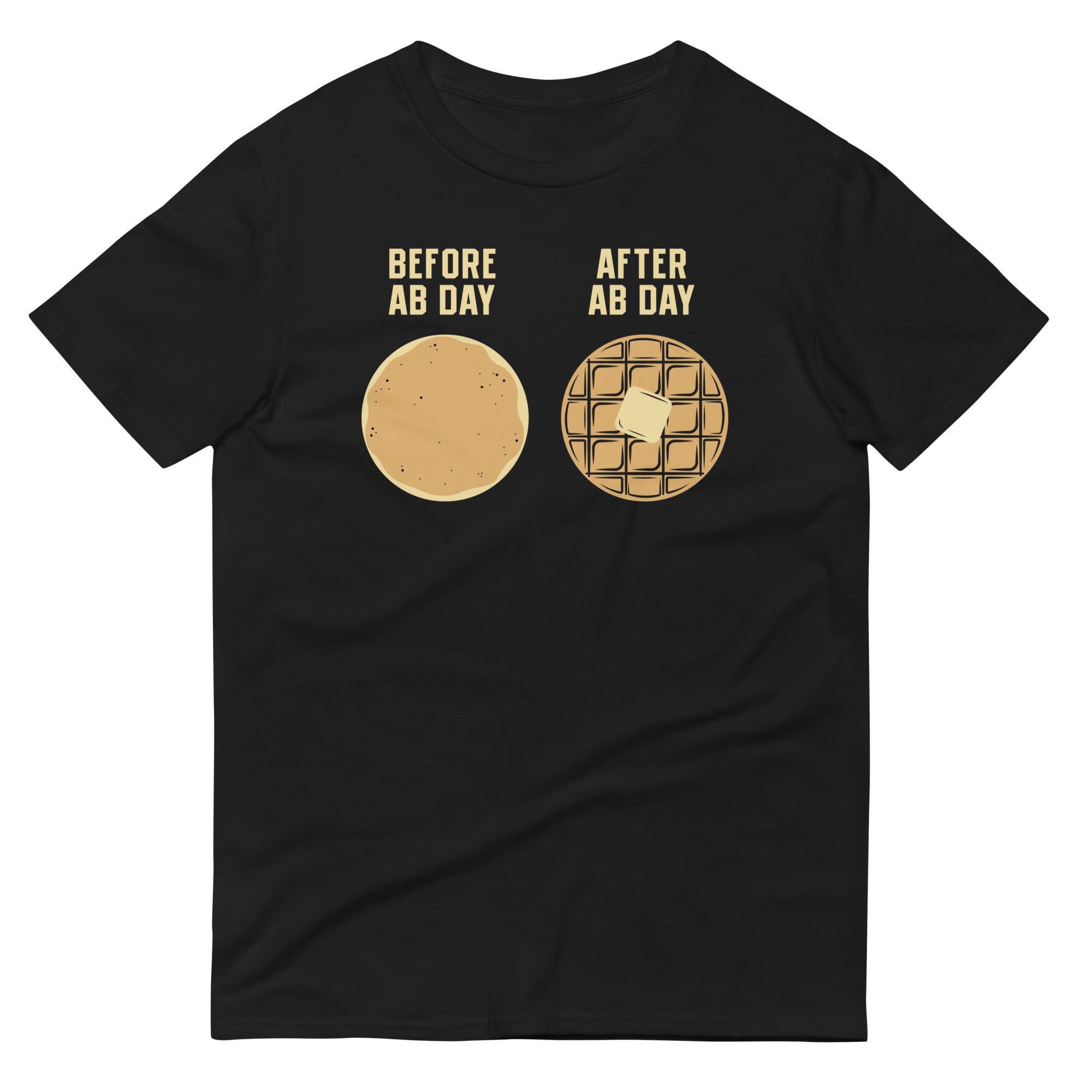 Before Ab Day After Ab Day Men's Signature Tee Hoodie, Sweatshirt | PureTeeCo.com (Image 2)