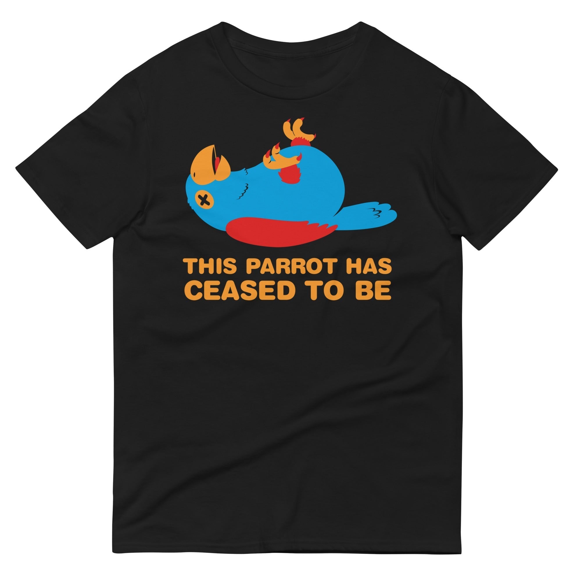 This Parrot Has Ceased To Be Men's Signature Tee Hoodie, Sweatshirt | PureTeeCo.com (Image 2)