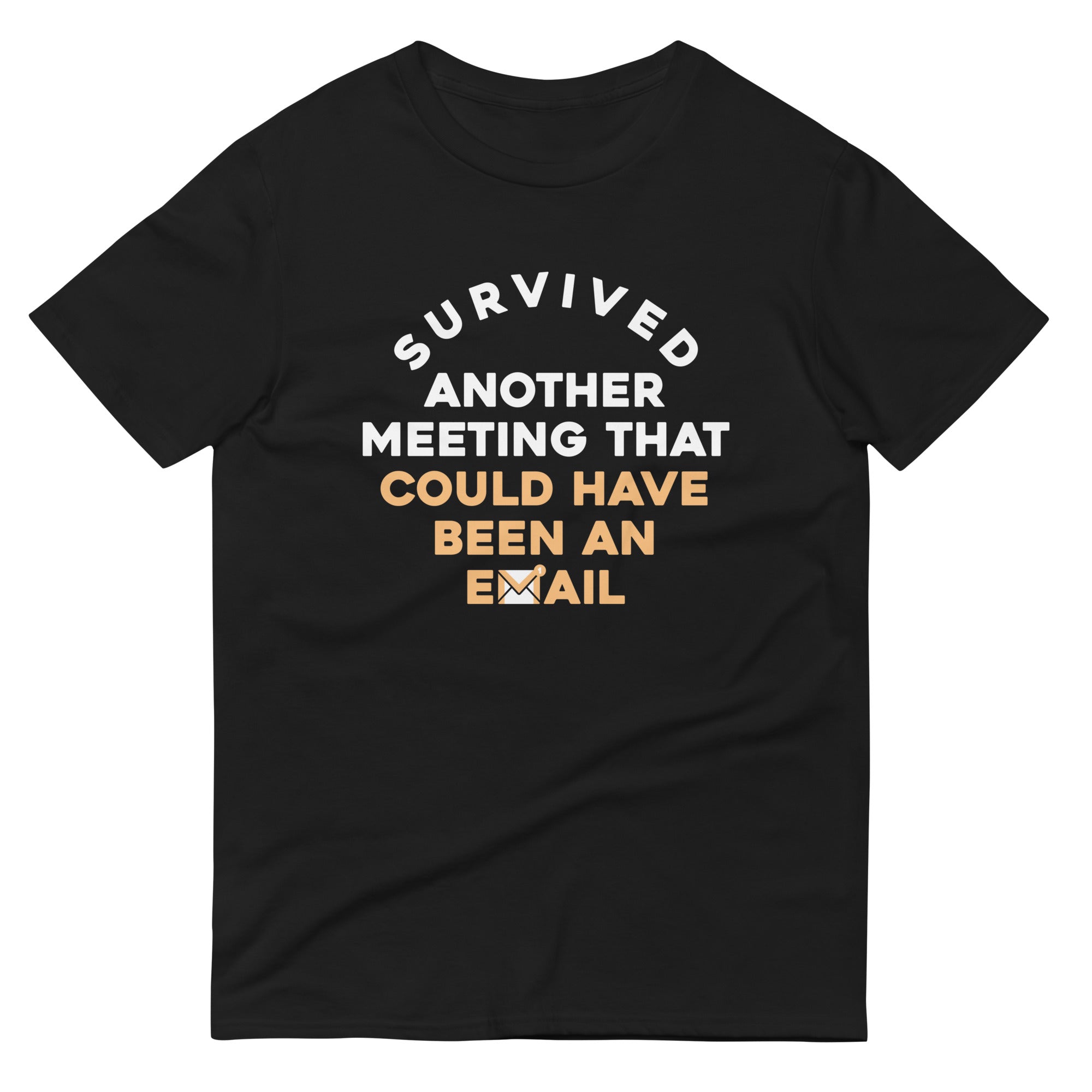 Survived Another Meeting Men's Signature Tee Hoodie, Sweatshirt | PureTeeCo.com (Image 2)