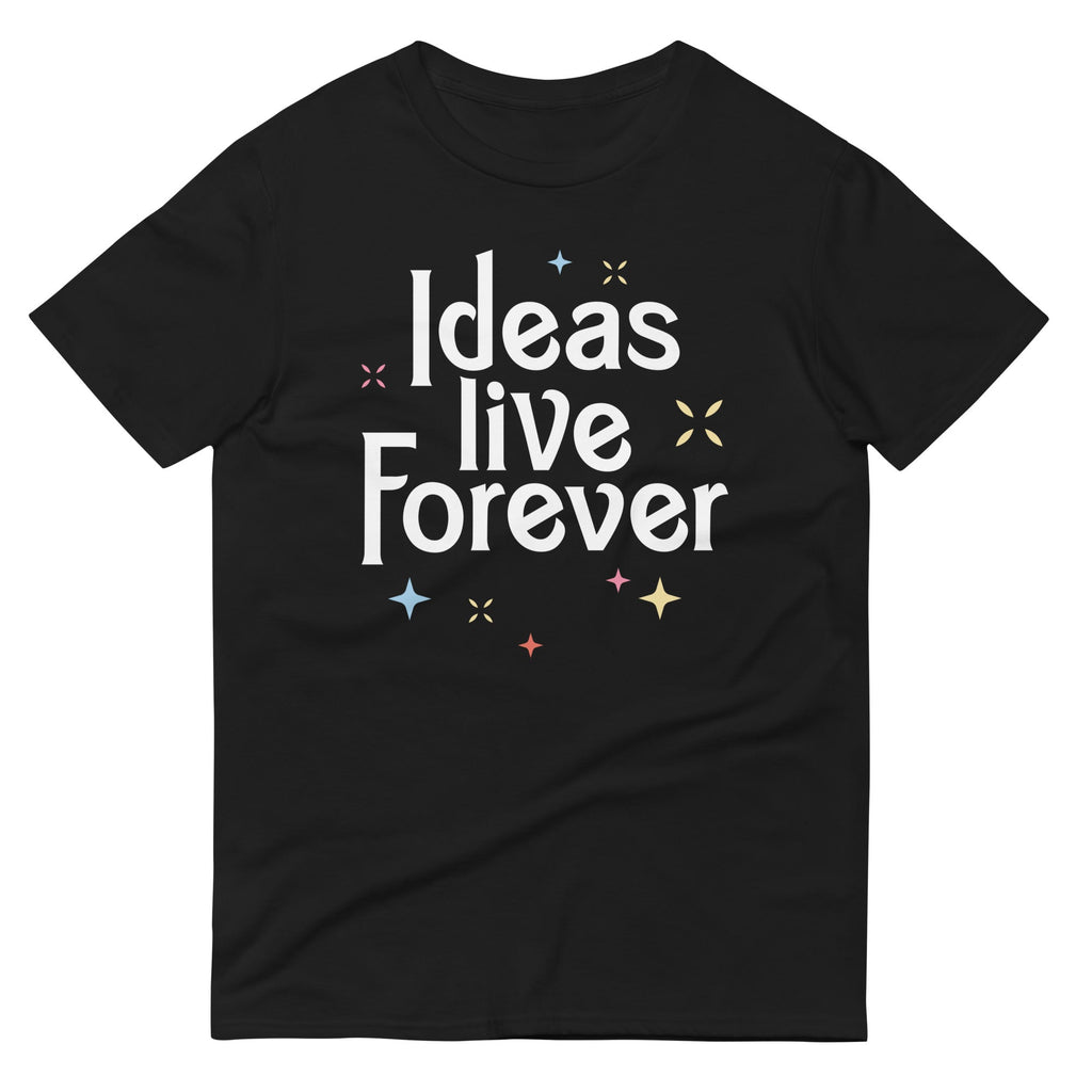 Ideas Live Forever Men's Signature Tee Hoodie, Sweatshirt | PureTeeCo.com (Image 2)