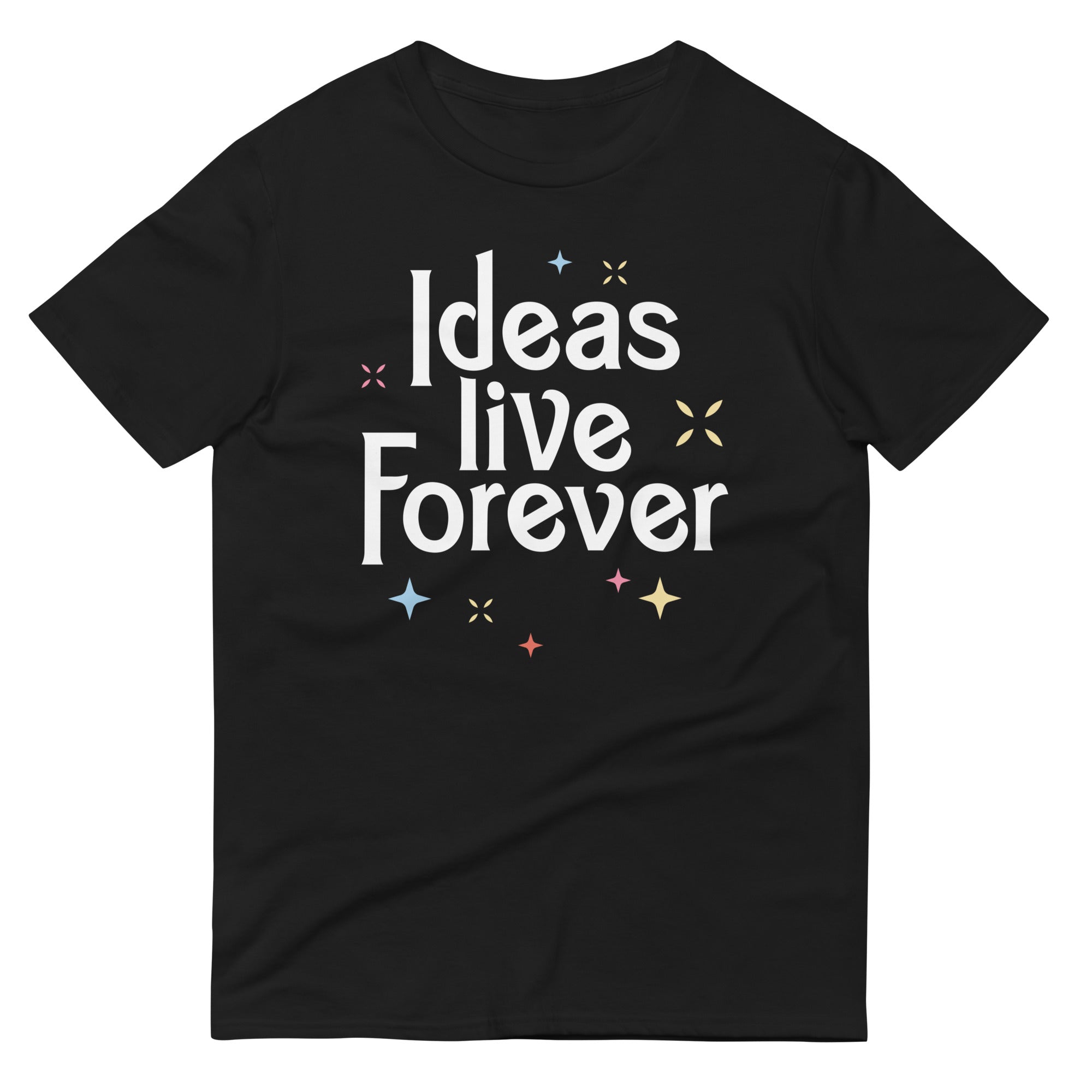 Ideas Live Forever Men's Signature Tee Hoodie, Sweatshirt | PureTeeCo.com (Image 2)