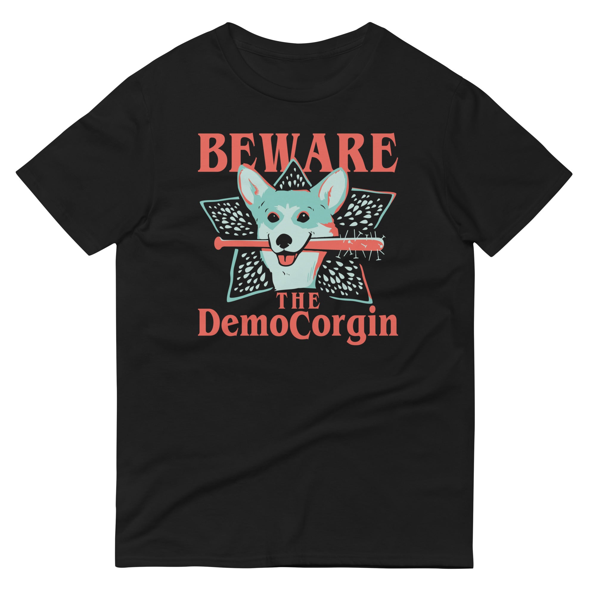 The DemoCorgin Men's Signature Tee Hoodie, Sweatshirt | PureTeeCo.com (Image 1)