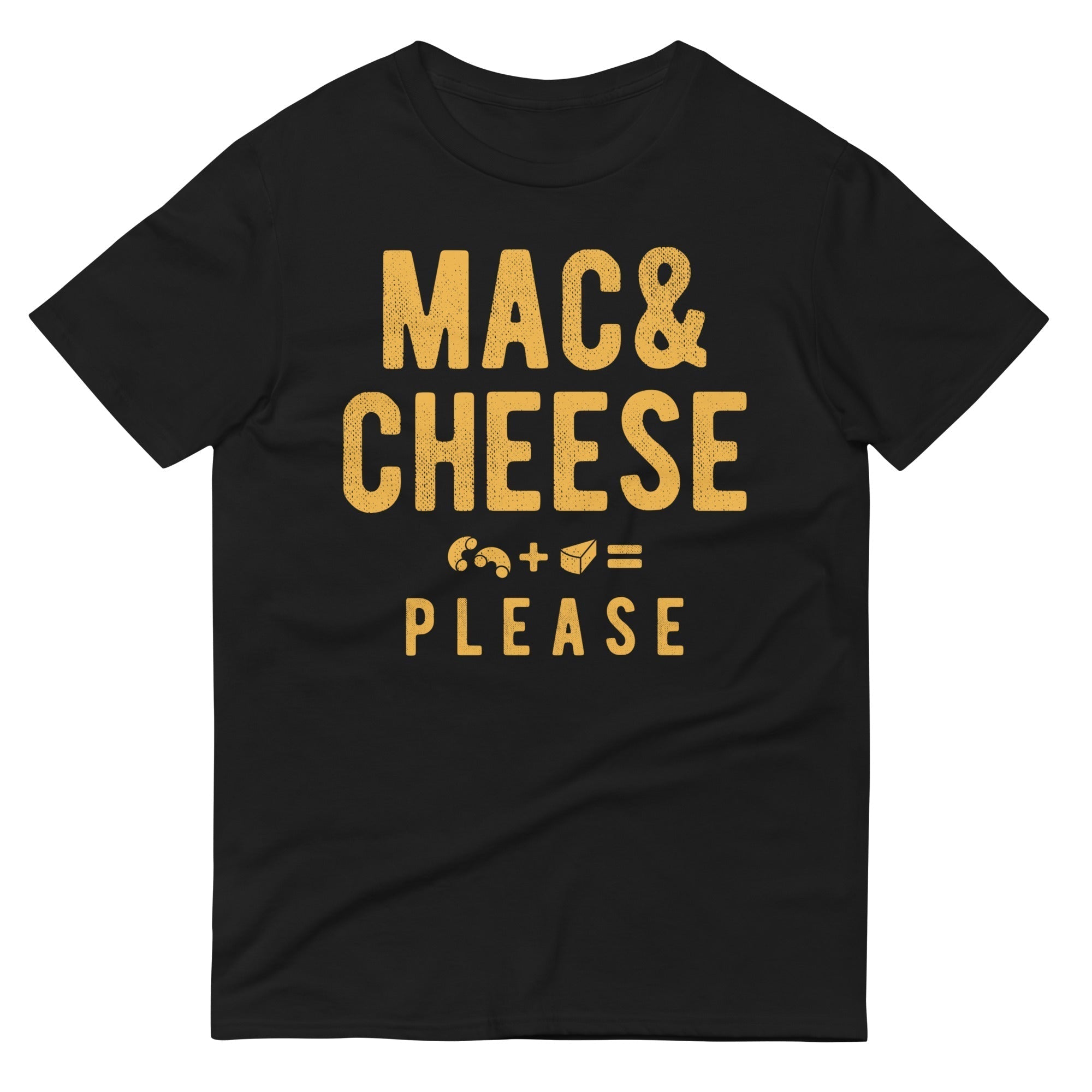 Mac And Cheese Please Men's Signature Tee Hoodie, Sweatshirt | PureTeeCo.com (Image 2)