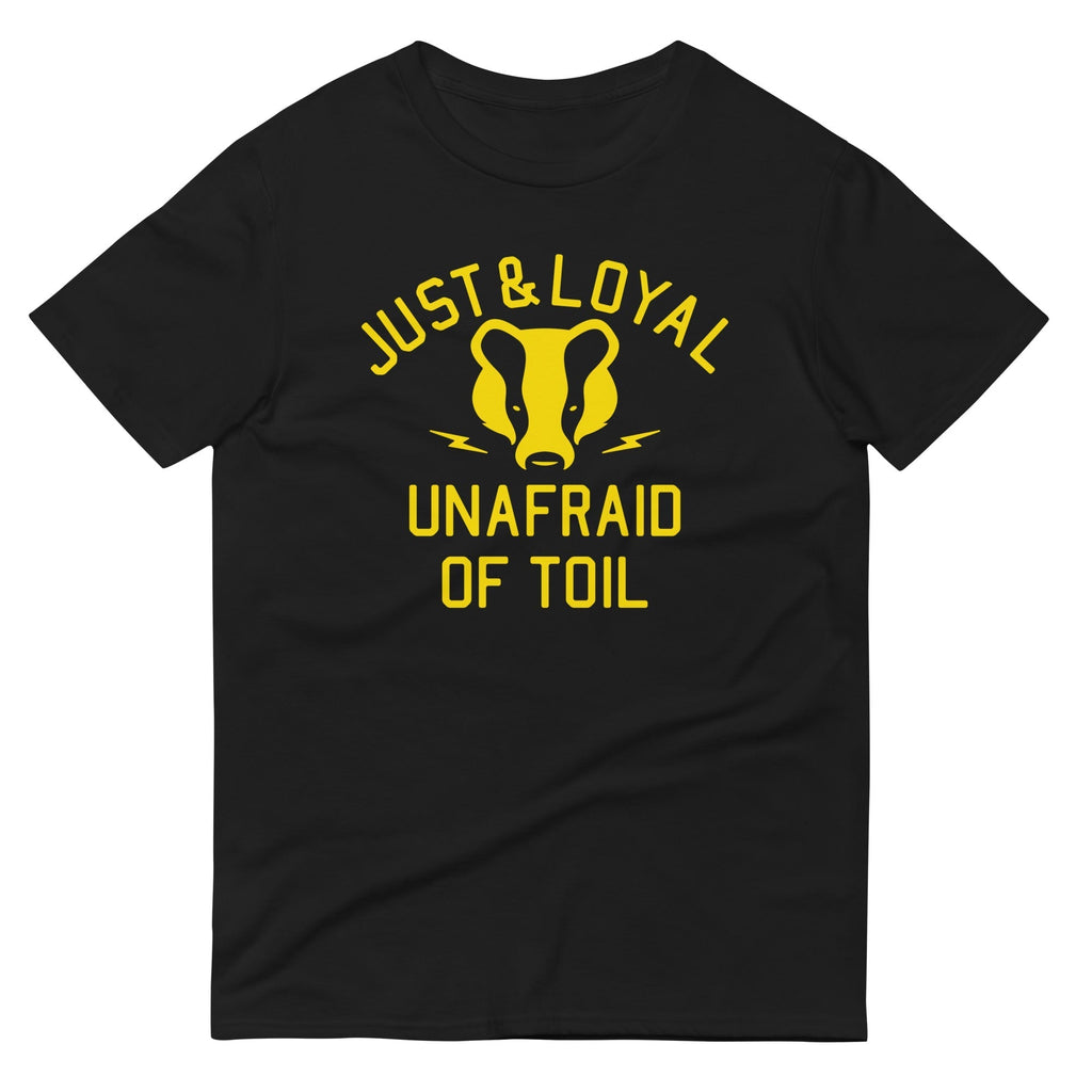 Just And Loyal, Unafraid Of Toil Men's Signature Tee Hoodie, Sweatshirt | PureTeeCo.com (Image 1)