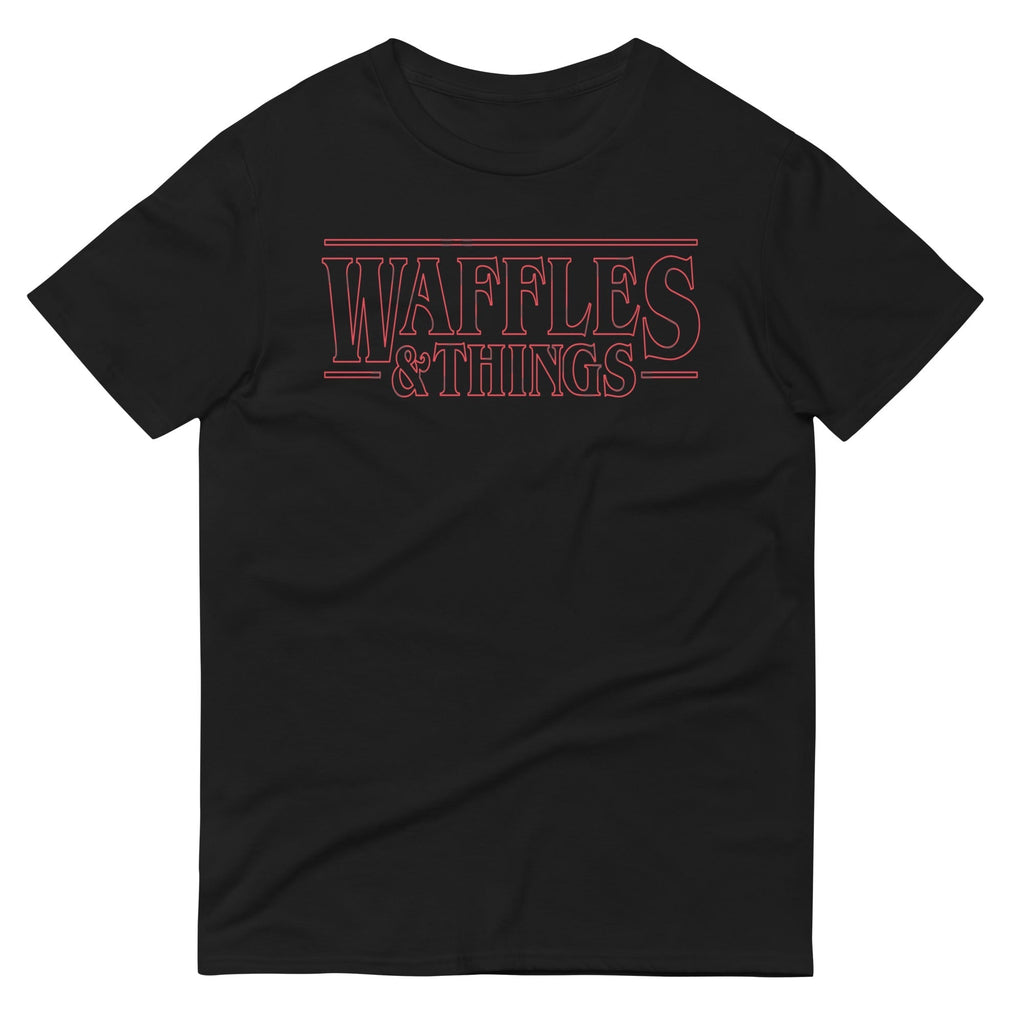 Waffles & Things Men's Signature Tee Hoodie, Sweatshirt | PureTeeCo.com (Image 1)