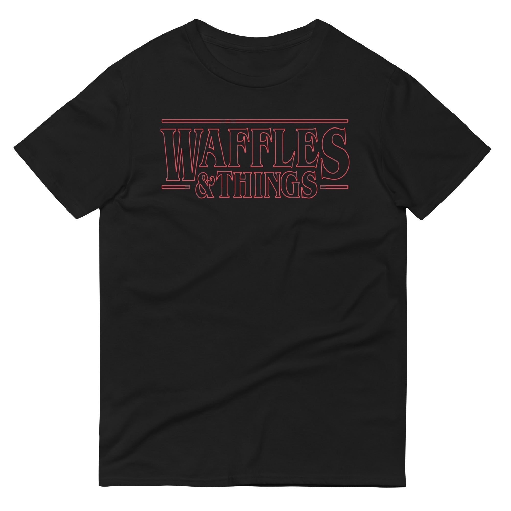 Waffles & Things Men's Signature Tee Hoodie, Sweatshirt | PureTeeCo.com (Image 1)