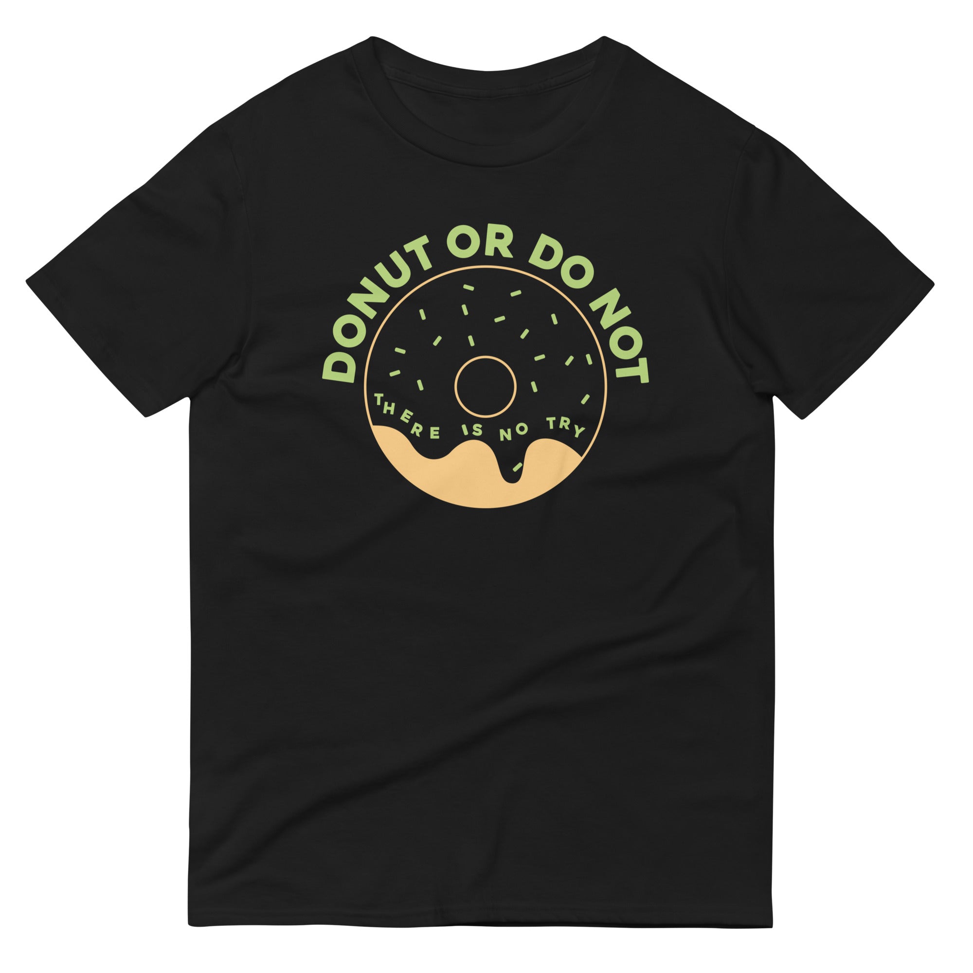 Donut Or Do Not Men's Signature Tee Hoodie, Sweatshirt | PureTeeCo.com (Image 1)
