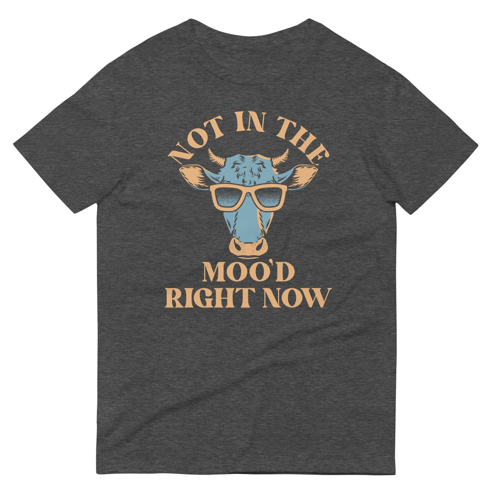 Not In The Moo'd Right Now Men's Signature Tee Hoodie, Sweatshirt | PureTeeCo.com (Image 3)