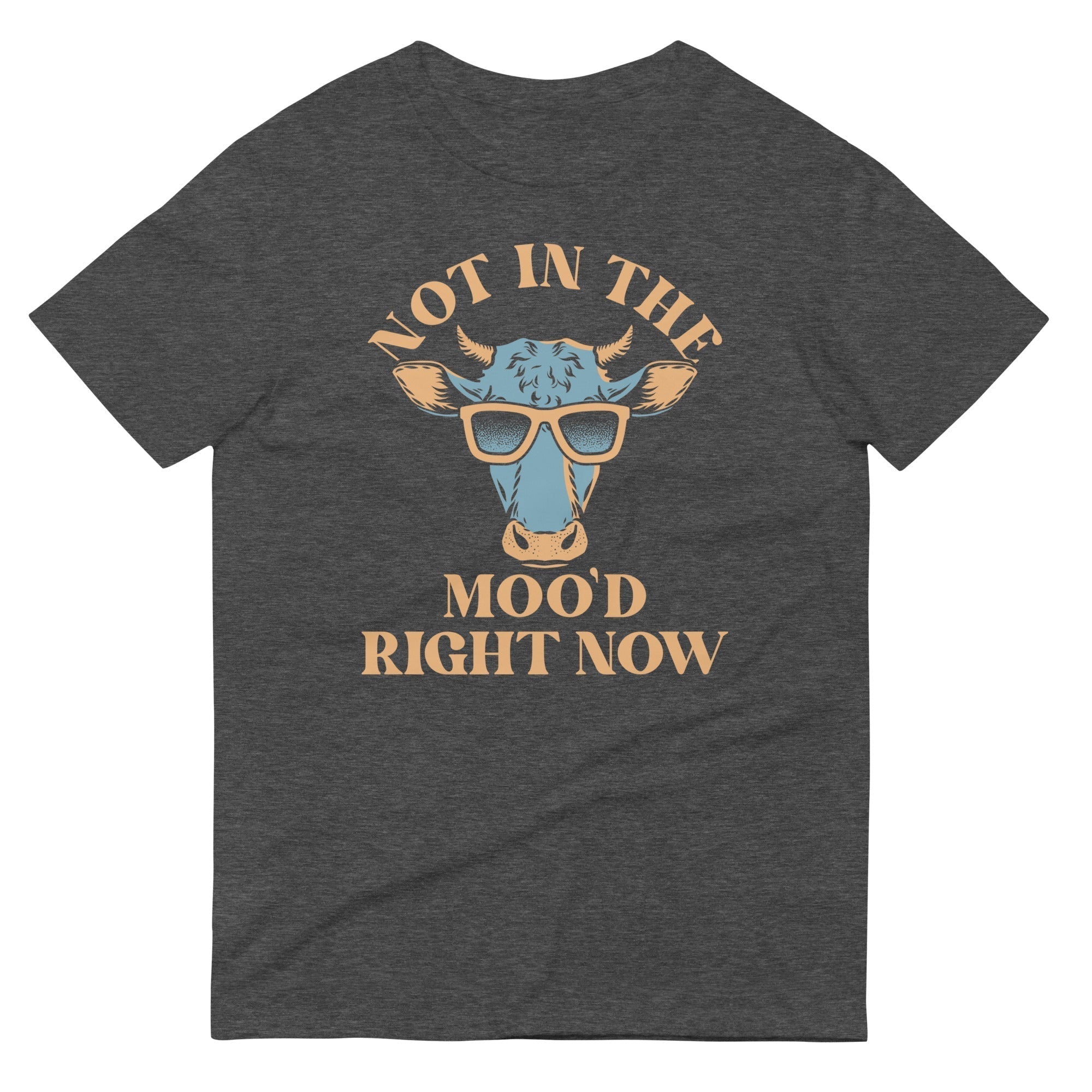 Not In The Moo'd Right Now Men's Signature Tee Hoodie, Sweatshirt | PureTeeCo.com (Image 3)