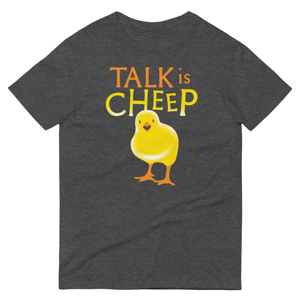 Talk Is Cheep Men's Signature Tee Hoodie, Sweatshirt | PureTeeCo.com (Image 3)