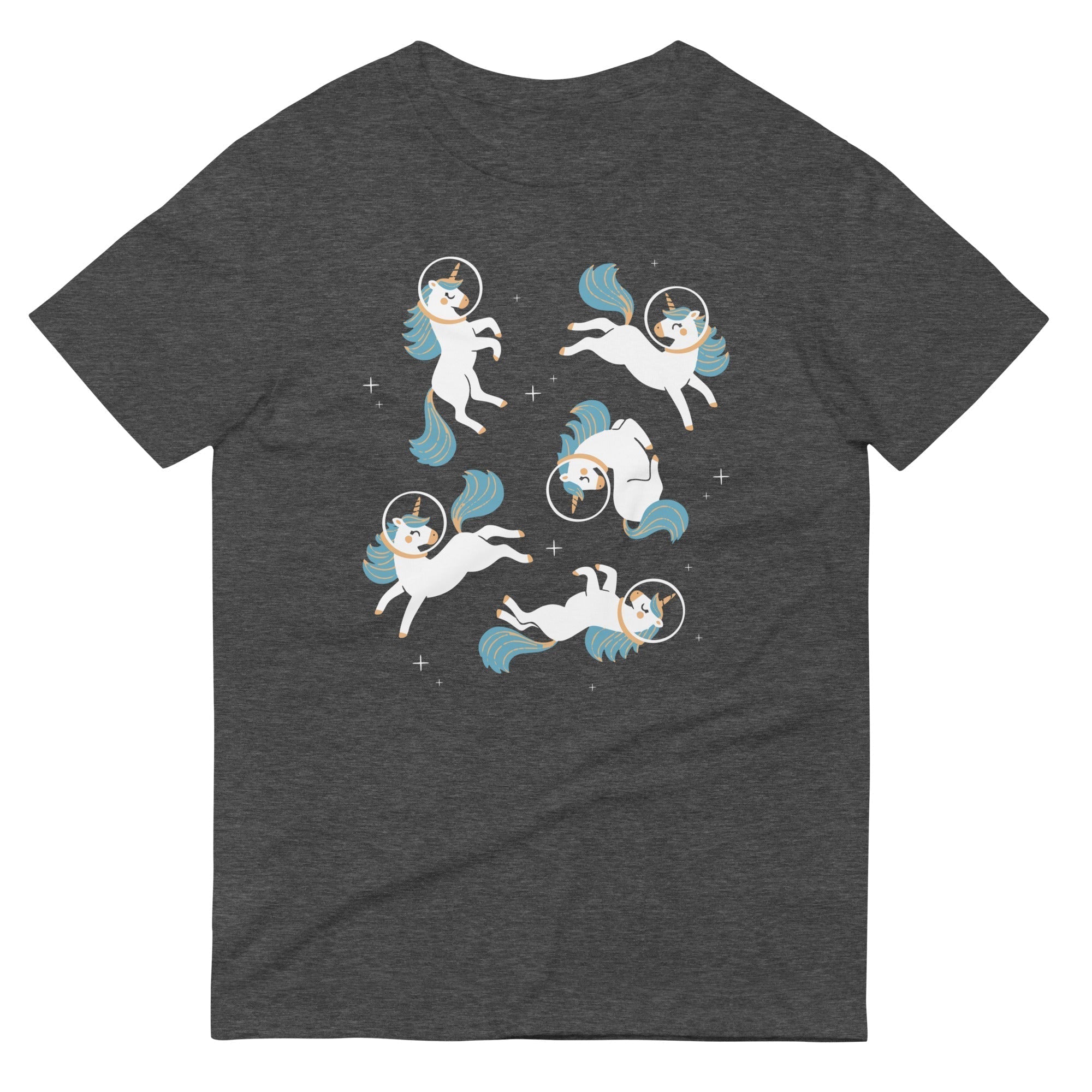 Unicorns In Space Men's Signature Tee Hoodie, Sweatshirt | PureTeeCo.com (Image 3)