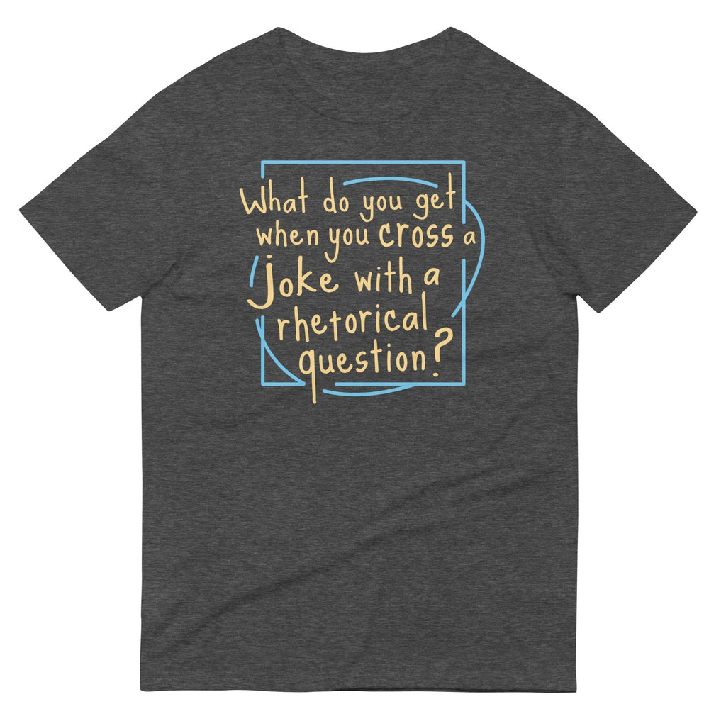 When You Cross A Joke With A Rhetorical Question? Men's Signature Tee Hoodie, Sweatshirt | PureTeeCo.com (Image 3)