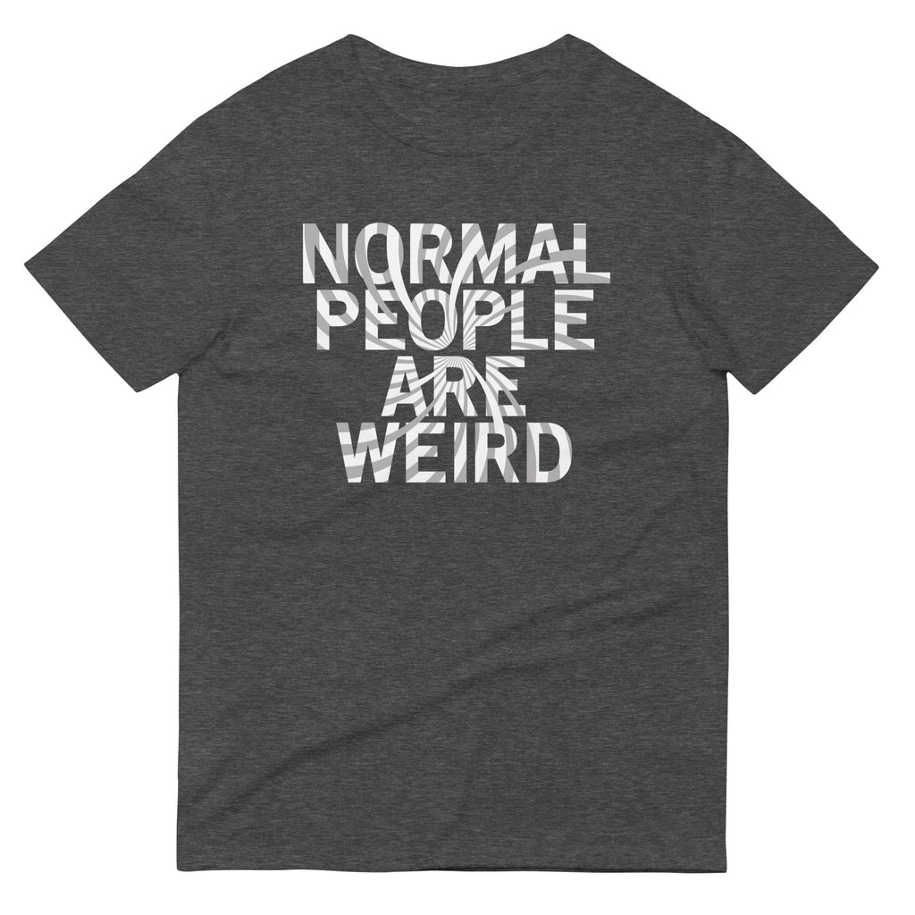Normal People Are Weird Men's Signature Tee Hoodie, Sweatshirt | PureTeeCo.com (Image 3)