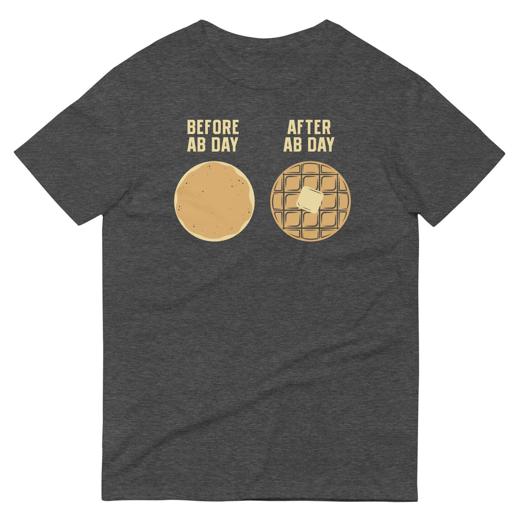 Before Ab Day After Ab Day Men's Signature Tee Hoodie, Sweatshirt | PureTeeCo.com (Image 4)