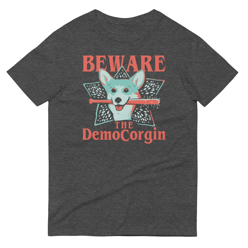 The DemoCorgin Men's Signature Tee Hoodie, Sweatshirt | PureTeeCo.com (Image 3)