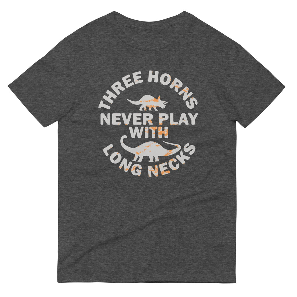 Three Horns Never Play With Long Necks Men's Signature Tee Hoodie, Sweatshirt | PureTeeCo.com (Image 3)