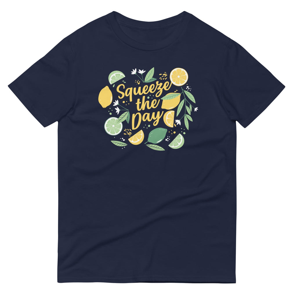 Squeeze The Day Men's Signature Tee Hoodie, Sweatshirt | PureTeeCo.com (Image 1)