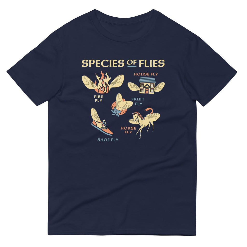 Species Of Flies Men's Signature Tee Hoodie, Sweatshirt | PureTeeCo.com (Image 2)