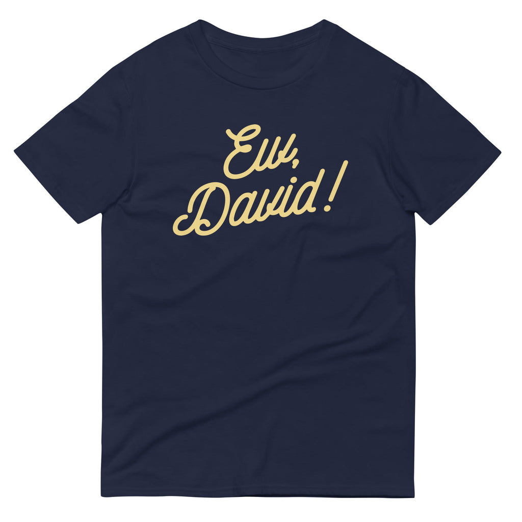 Ew, David! Men's Signature Tee Hoodie, Sweatshirt | PureTeeCo.com (Image 3)
