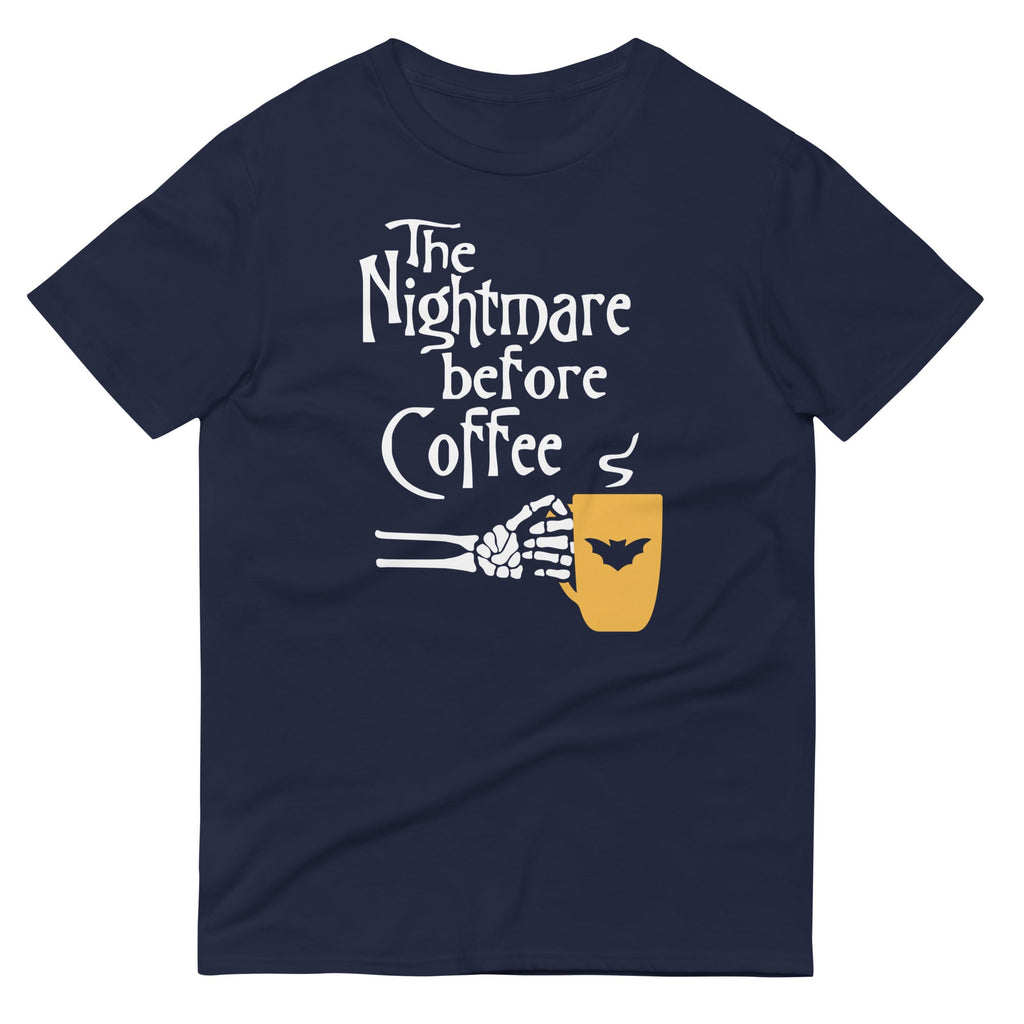 The Nightmare Before Coffee Men's Signature Tee Hoodie, Sweatshirt | PureTeeCo.com (Image 2)