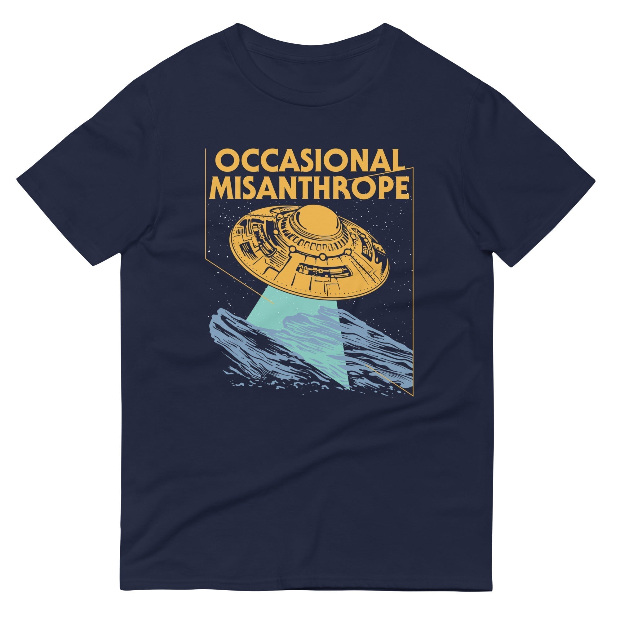 Occasional Misanthrope Men's Signature Tee Hoodie, Sweatshirt | PureTeeCo.com (Image 2)