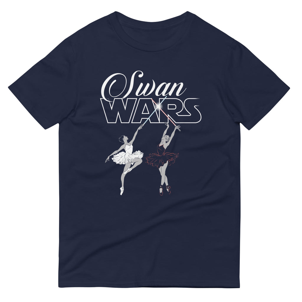 Swan Wars Men's Signature Tee Hoodie, Sweatshirt | PureTeeCo.com (Image 2)