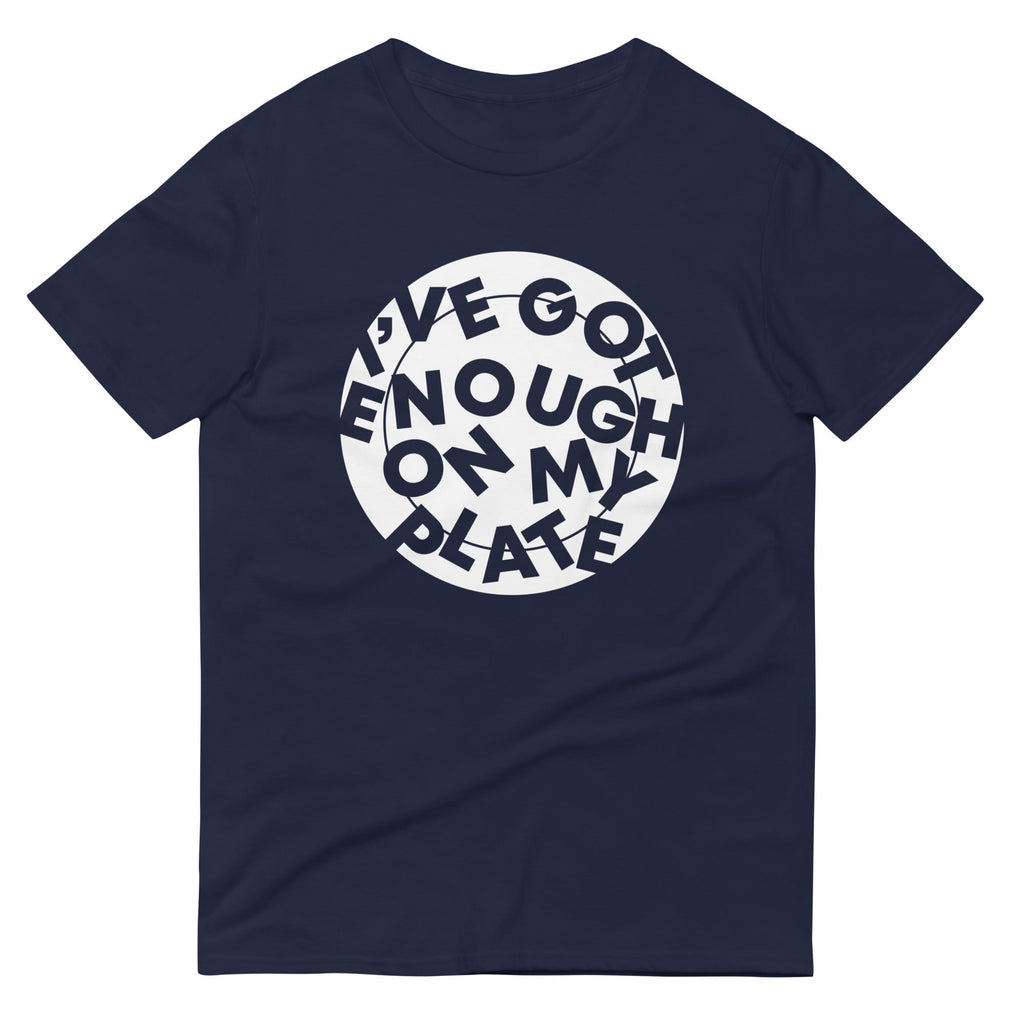 I've Got Enough On My Plate Men's Signature Tee Hoodie, Sweatshirt | PureTeeCo.com (Image 3)