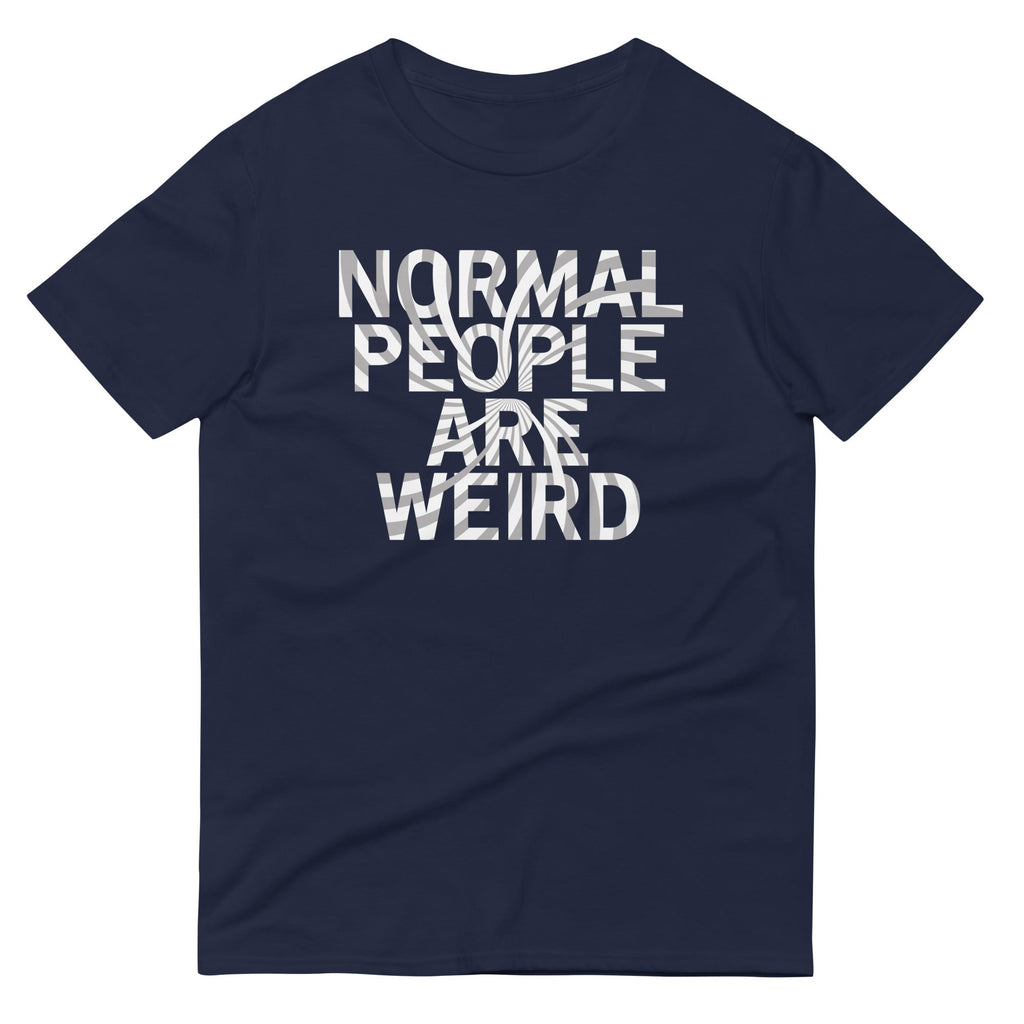 Normal People Are Weird Men's Signature Tee Hoodie, Sweatshirt | PureTeeCo.com (Image 2)