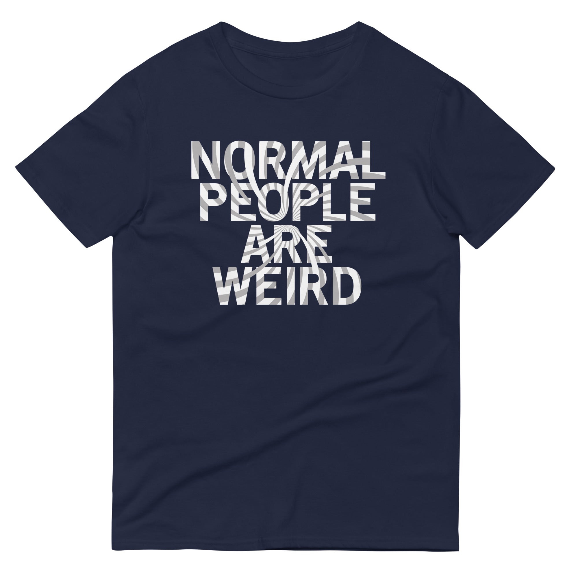 Normal People Are Weird Men's Signature Tee Hoodie, Sweatshirt | PureTeeCo.com (Image 2)