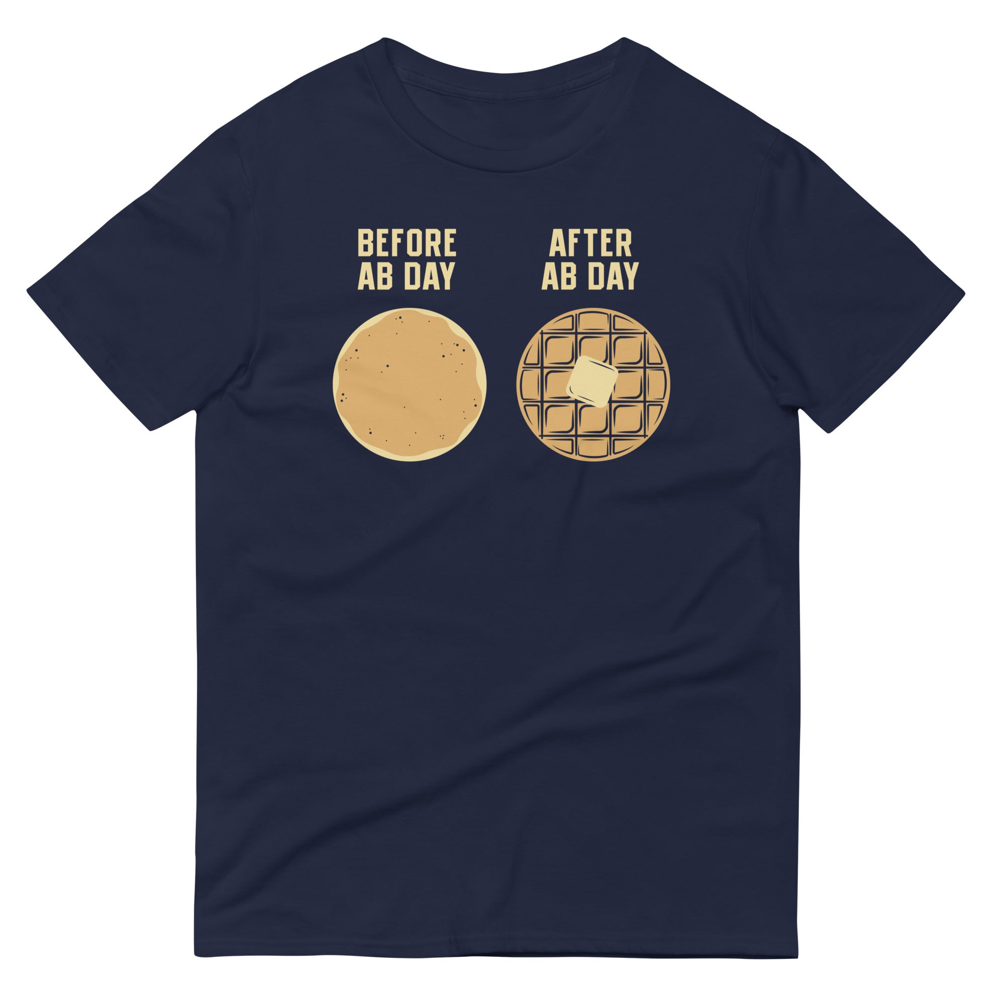 Before Ab Day After Ab Day Men's Signature Tee Hoodie, Sweatshirt | PureTeeCo.com (Image 3)