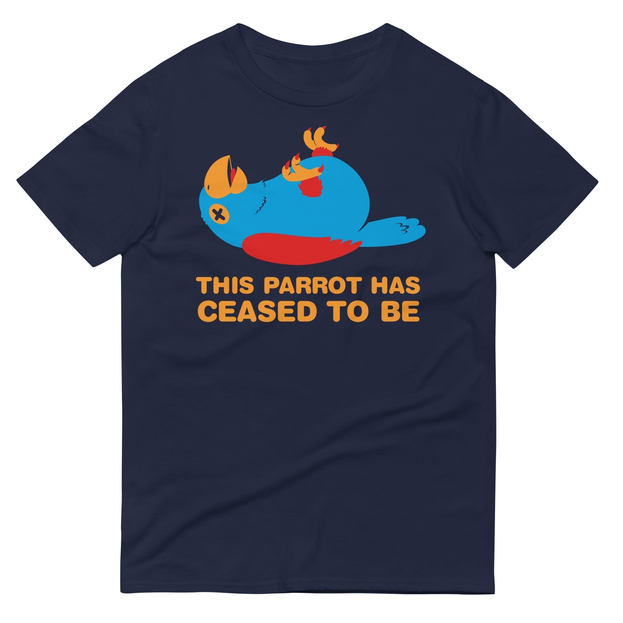This Parrot Has Ceased To Be Men's Signature Tee Hoodie, Sweatshirt | PureTeeCo.com (Image 1)