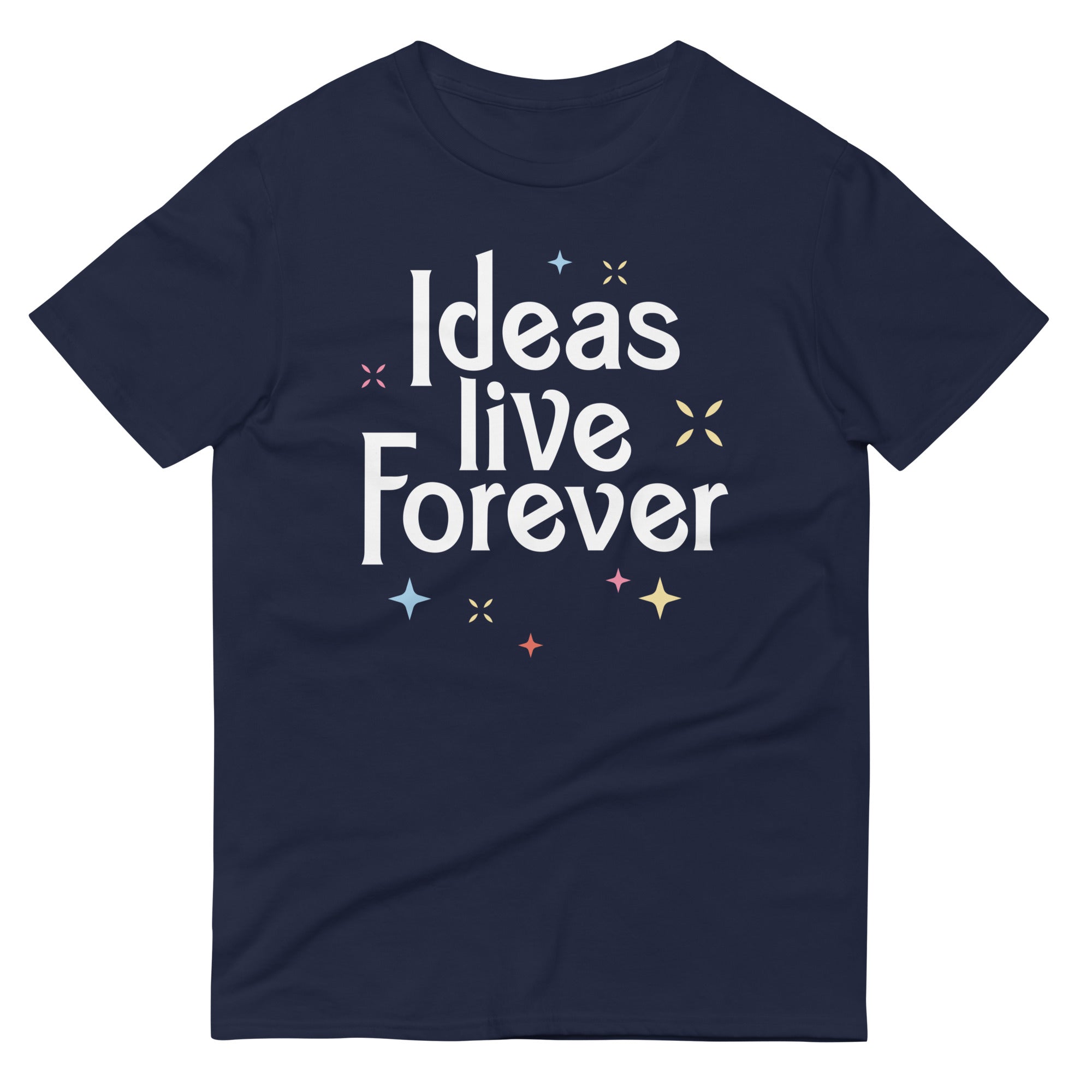 Ideas Live Forever Men's Signature Tee Hoodie, Sweatshirt | PureTeeCo.com (Image 1)