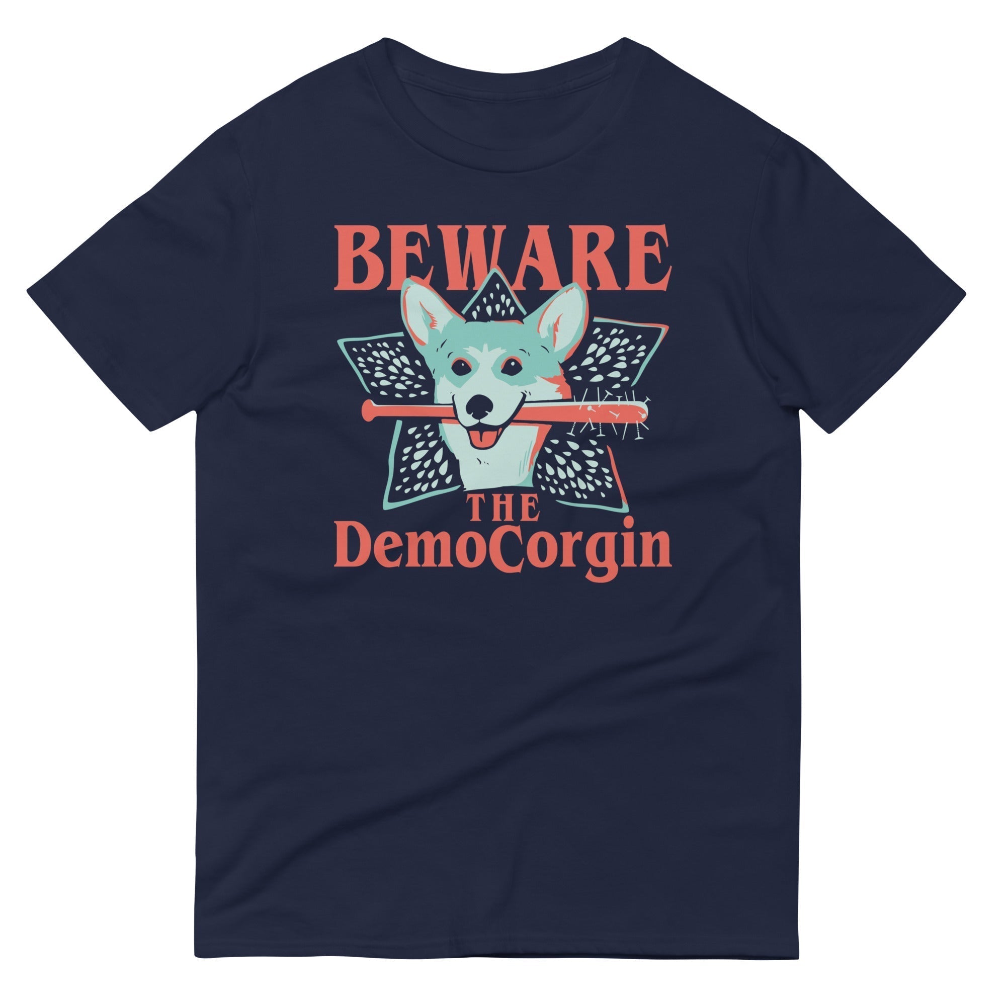 The DemoCorgin Men's Signature Tee Hoodie, Sweatshirt | PureTeeCo.com (Image 2)