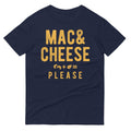 Mac And Cheese Please Men's Signature Tee Hoodie, Sweatshirt | PureTeeCo.com (Image 1)